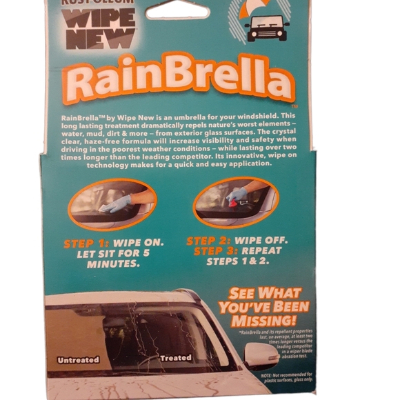 Rust-oleum RainBrella Glass Treatment NWT/NIB - Picture 3 of 4